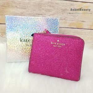 Kate spade Lola Small L-zip Bifold Wallet Pink